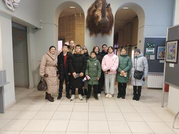 Обучающиеся 7В и 9Д классов посетили Музей Природы Урала