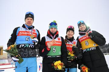 Наши биатлонисты завоевали золото на I этапе Кубка России