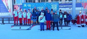 Спортсмены отделения лыжных гонок стали победителями на IV зимней Спратакиаде молодежи России