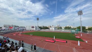 Обучающиеся Училища олимпийского резерва №1 посетили открытие реконструированного легкоатлетического стадиона спорткомплекса «Калининец». 