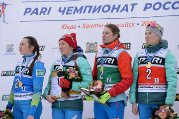 Воспитанники УОР№1 завоевали 4 золотых медали на Чемпионате России по биатлону