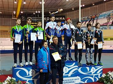 Серебро на Первенстве России по конькобежному спорту