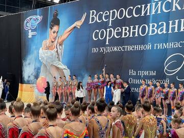 Спортсменки отделения художественной гимнастики стали лучшими в групповых упражнениях на Всероссийских соревнованиях