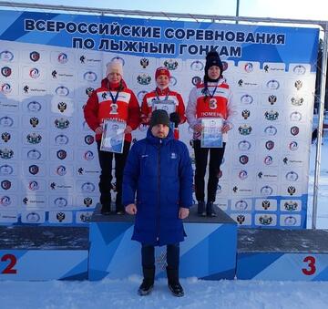 Наши спортсмены стали призерами Всероссийских соревнований по лыжным гонкам